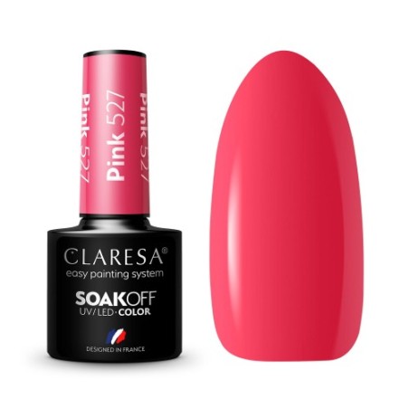 Claresa Lakier hybrydowy PINK 527 -5g