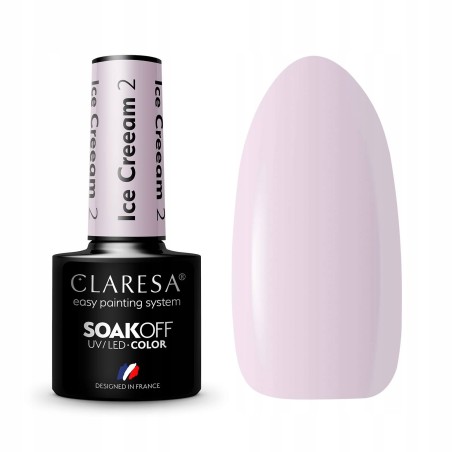 Claresa lakier hybrydowy Ice cream 2 -5g
