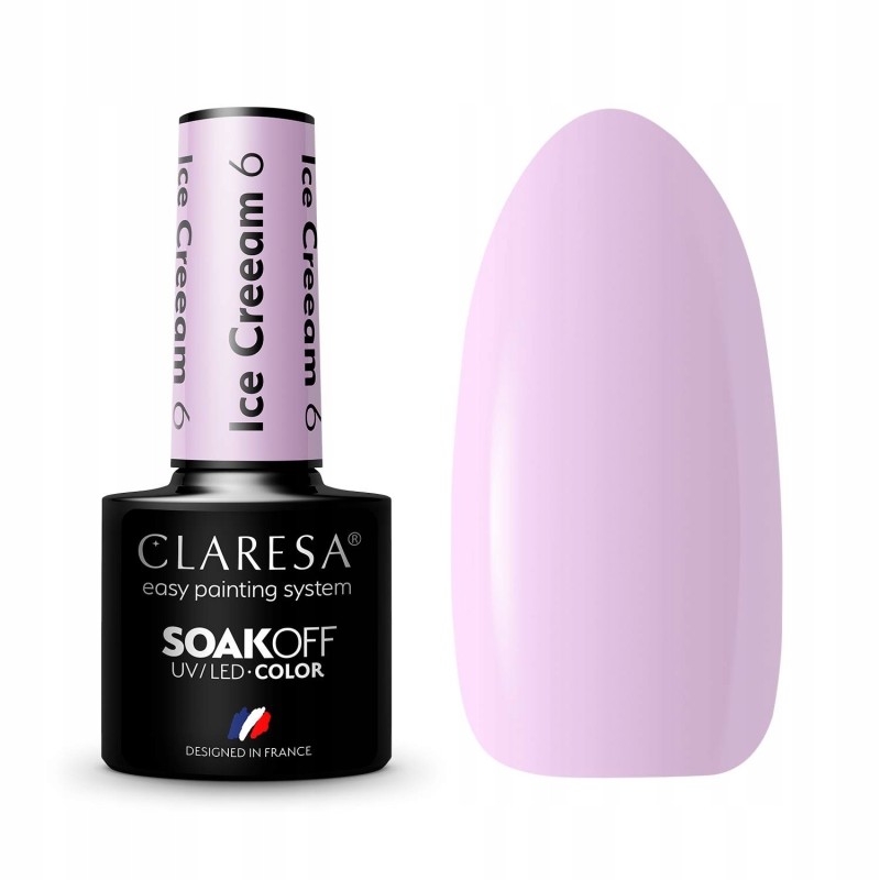 Claresa lakier hybrydowy Ice cream 6 -5g