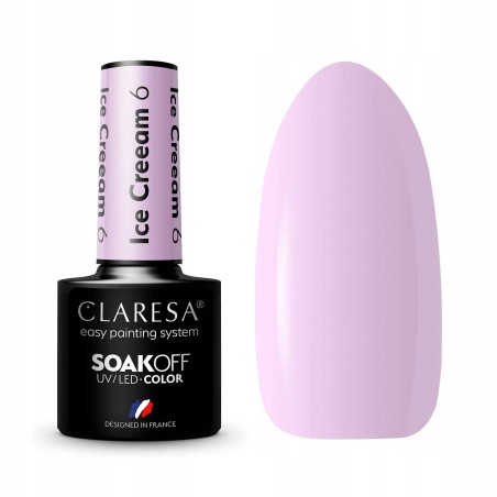 Claresa lakier hybrydowy Ice cream 6 -5g