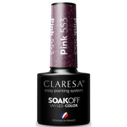 Claresa Lakier hybrydowy PINK 553 -5g