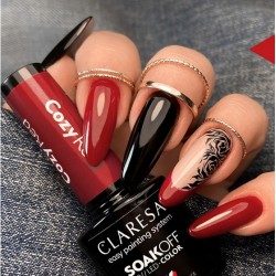 Claresa Lakier hybrydowy COZY RED -5g