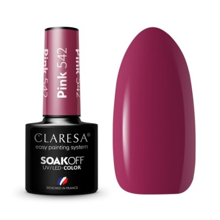 Claresa Lakier hybrydowy PINK 542 -5g