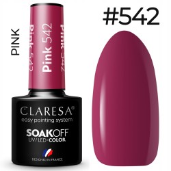 Claresa Lakier hybrydowy PINK 542 -5g