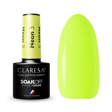 Claresa lakier hybrydowy Neon 3 5 g