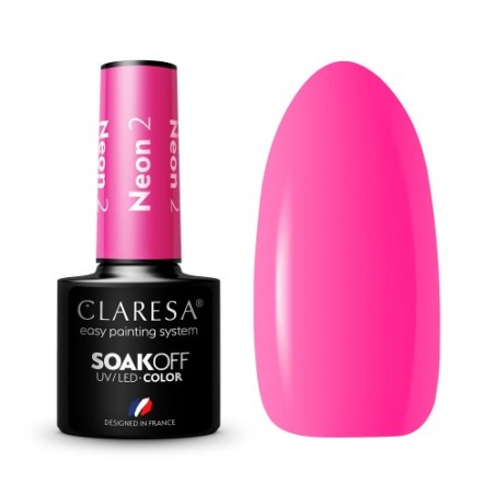 Claresa lakier hybrydowy Neon 2 5g