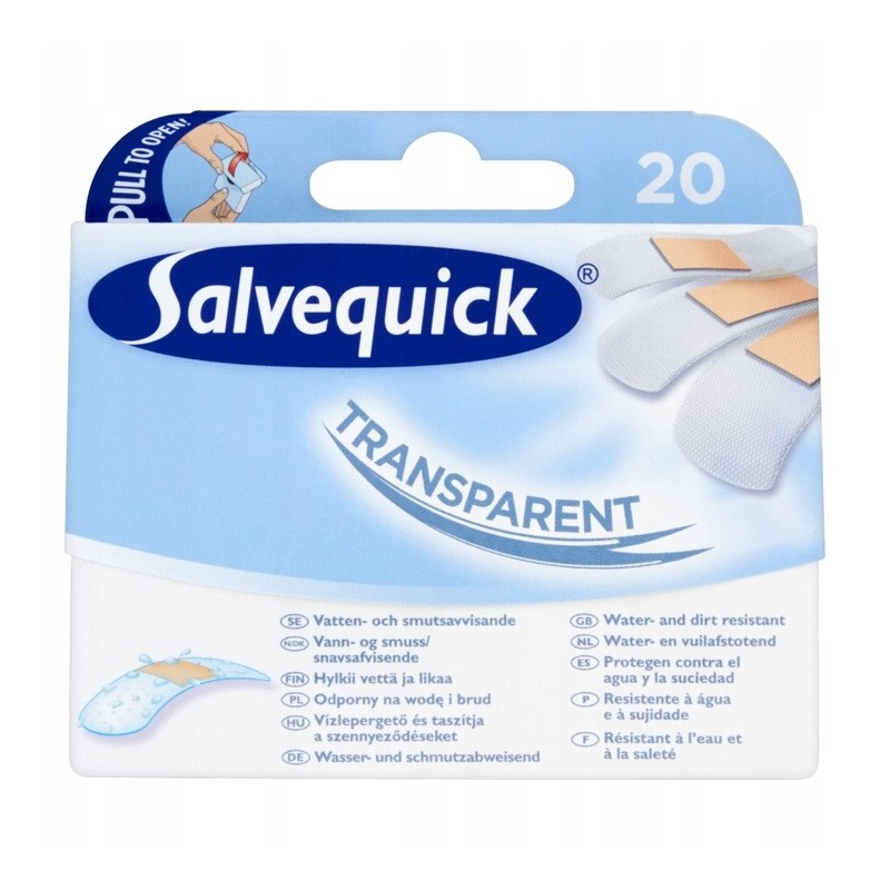 Salvequick Plastry Transparentne 20szt.