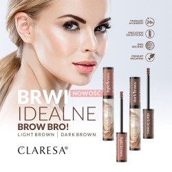 Claresa mascara do brwi BROW BRO! 01 Light brown