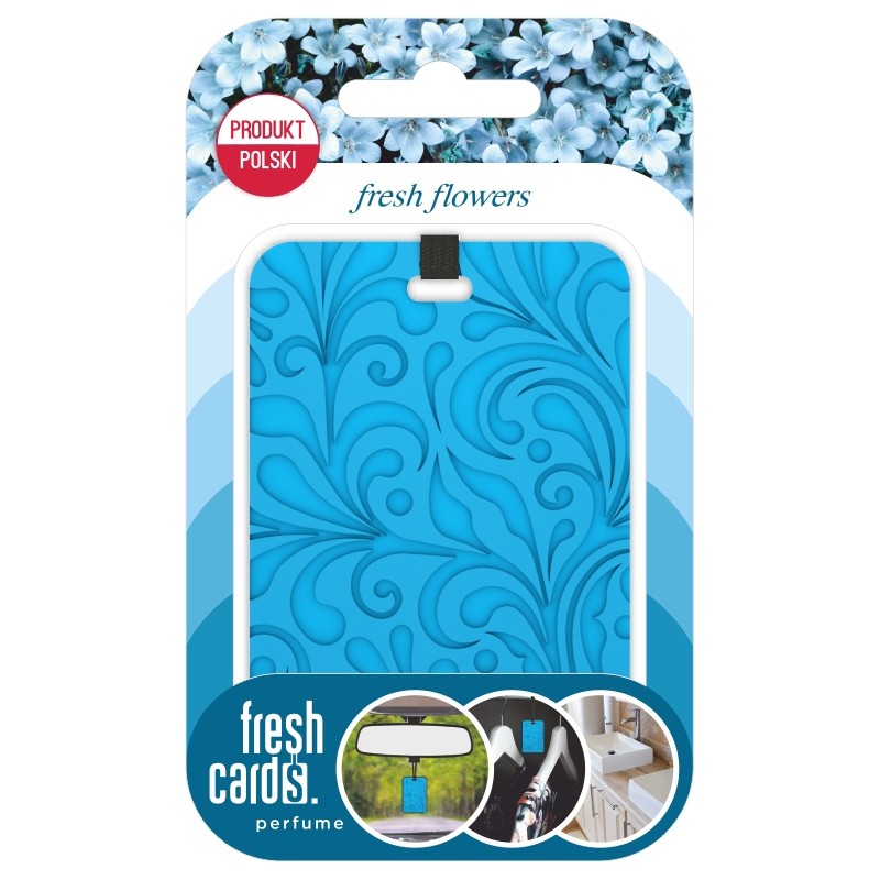 Fresh Cards - zapach do auta, szafy, domu flowers