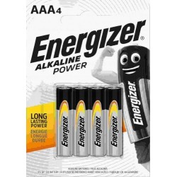 MOCNA Bateria alkaliczna Energizer AAA (R3) 4 szt.