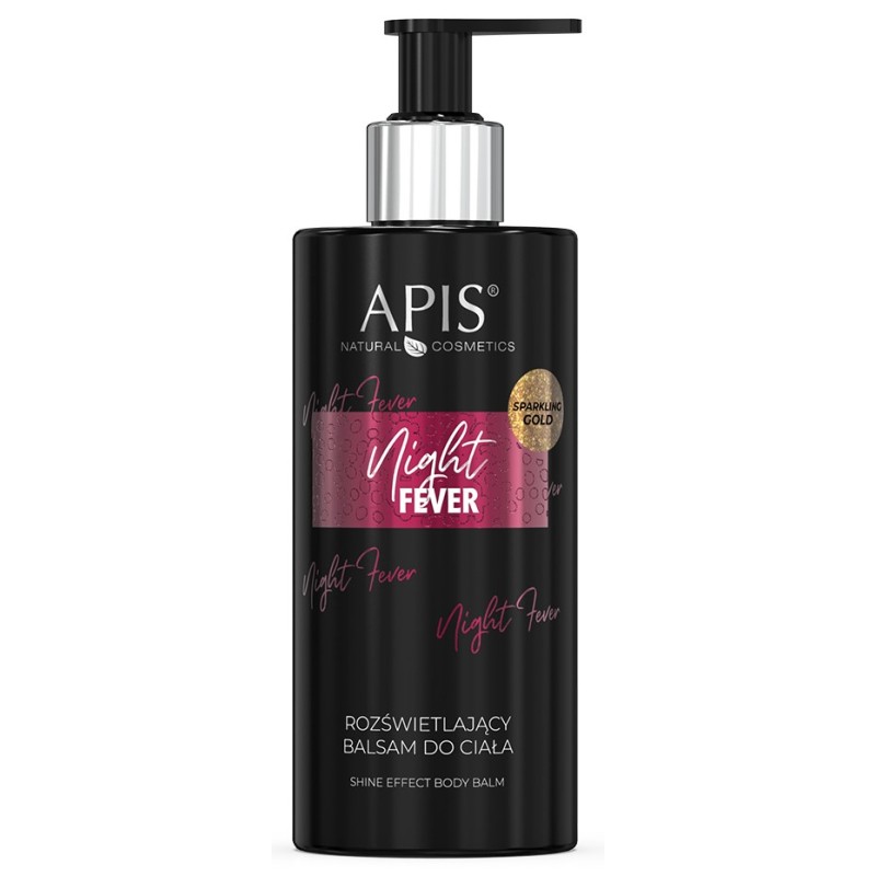 Apis Night Fever, Rozświetlający balsam do ciała 300 ml