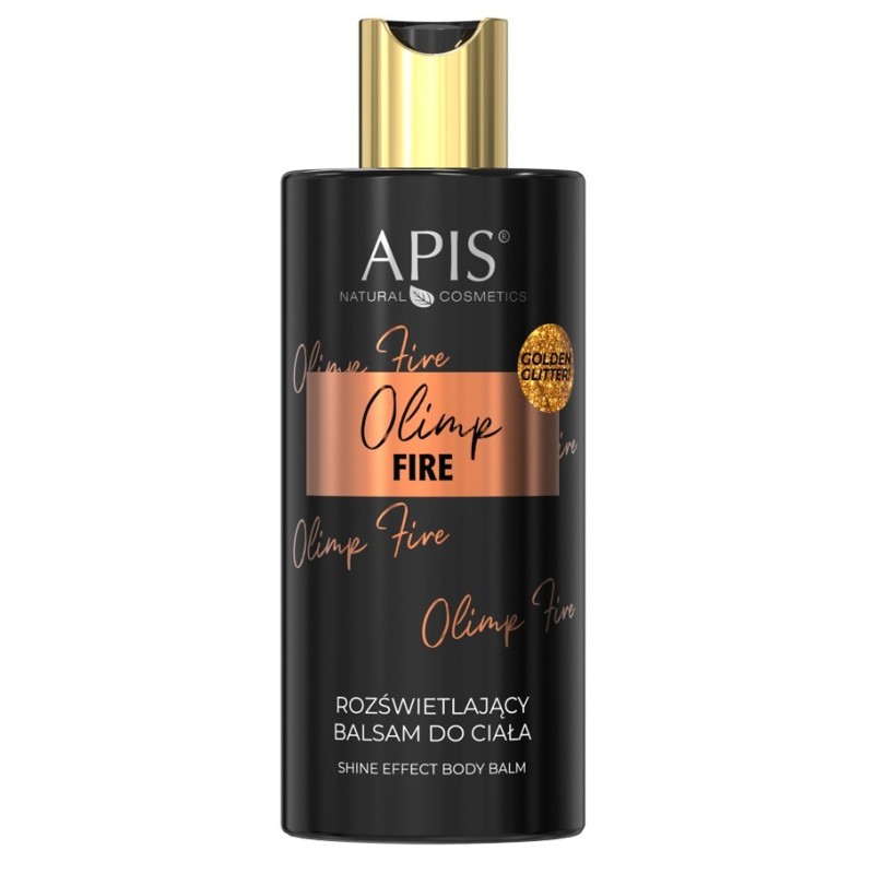 AB Apis OLIMP FIRE Rozświetlający balsam do ciała z drobinkami 300ml