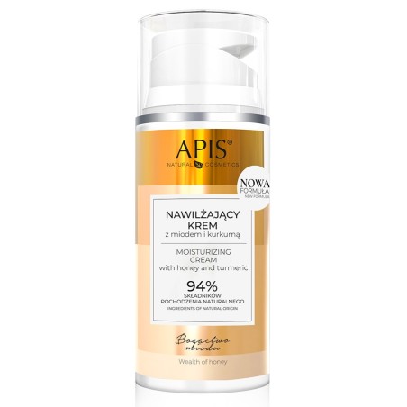 Apis Bogactwo miodu, Nawilżający krem z miodem i kurkumą 100 ml / 6693