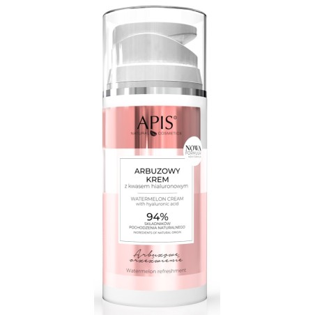 Apis Arbuzowe Orzeźwienie, Krem nawilżający z arbuzem i kwasem hialuronowym. 100 ml / 6761
