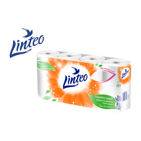 Linteo Papier Toaletowy 8szt 3-warstwowy