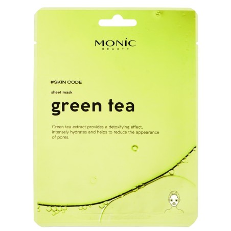 Monic Beauty Maseczka w płacie 25 ml Green tea